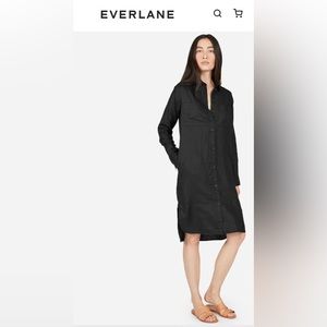 Everlane 100% Linen Shirt Dress